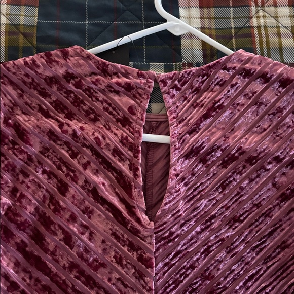 Lulu's Plush Velvet bodysuit in Rich Pink - Picture 6 of 6